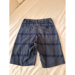 LULULEMON Men's  kahuna shorts 2.0 plaid pin stripe navy size 30‎